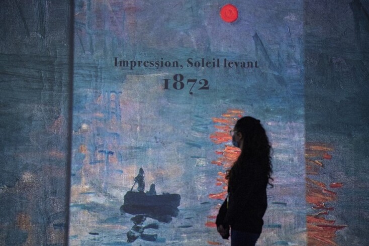 To «ηλιοβασίλεμα» του Κλοντ Μονέ ©EPA/URS FLUEELER