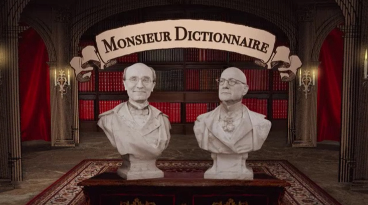 Φωτογραφία από την εκπομπή MONSIEUR DICTIONNAIRE 