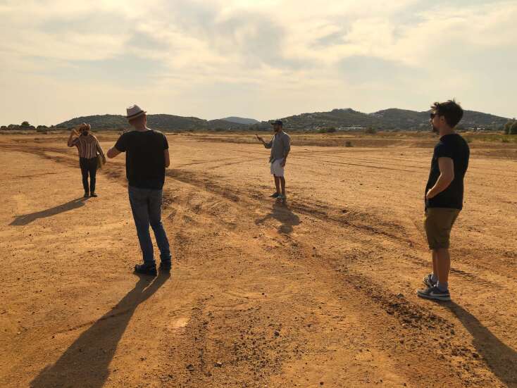 Στιγμιότυπο από τα γυρίσματα του βιντεοκλίπ "Tonight" του Monsieur Minimal