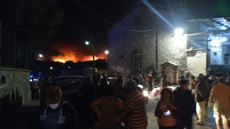 Φωτιά στη Μόρια 