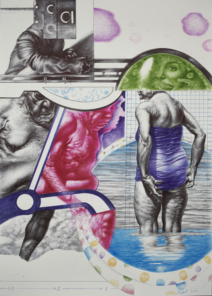 Common desire, Νίκος Μόσχος, Στυλό σε χαρτί, 2020