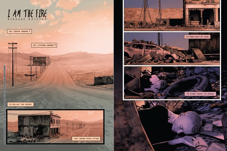 Εικονογράφηση από το κόμικ Μουσικά Καρέ