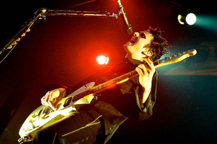 Στιγμιότυπο από συναυλία την συναυλία των Muse στην Αθήνα το 2002