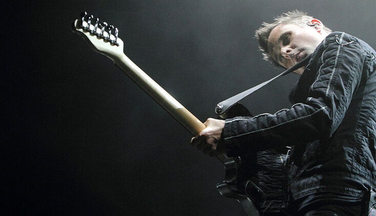 Στιγμιότυπο από τη συναυλία των Muse στην Αθήνα το 2016