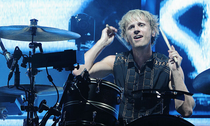 Στιγμιότυπο από τη συναυλία των Muse στην Αθήνα το 2016