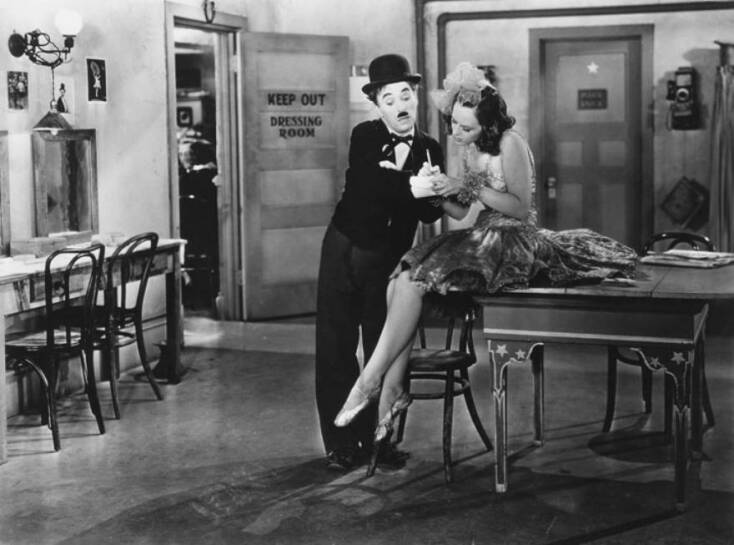 «Modern Times», Charles Chaplin και Paulette Goddard