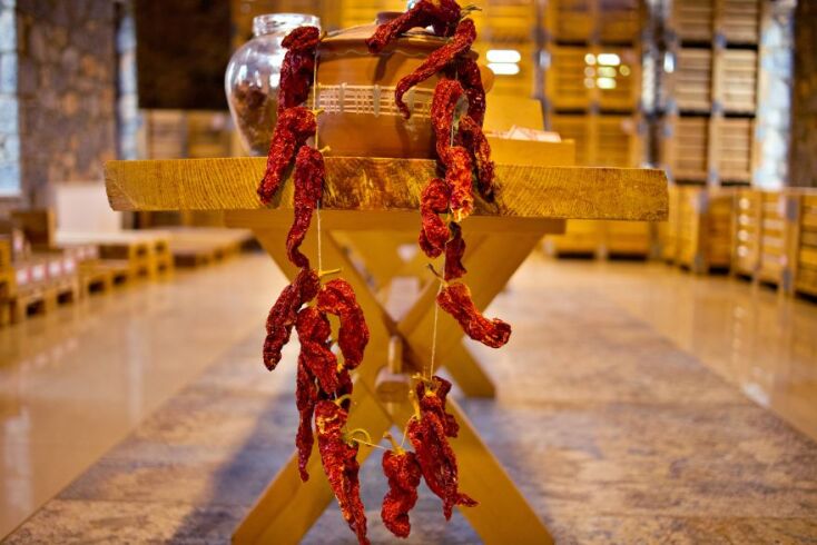 Αποξηραμένες πιπεριές