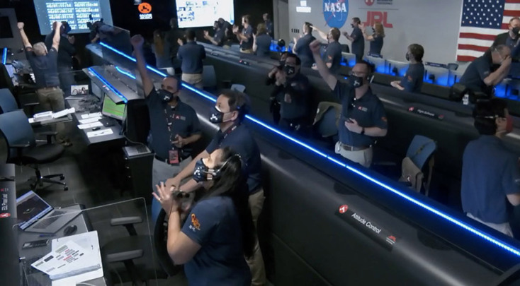 Με κομμένη την ανάσα λίγο πριν την προσεδάφιση του Perseverance