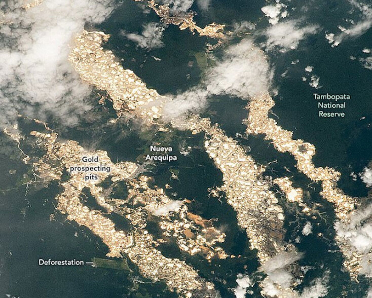 Περού: Τα «ποτάμια χρυσού» στο Περού μαρτυρούν την καταστροφή του τροπικού δάσους του Αμαζονίου