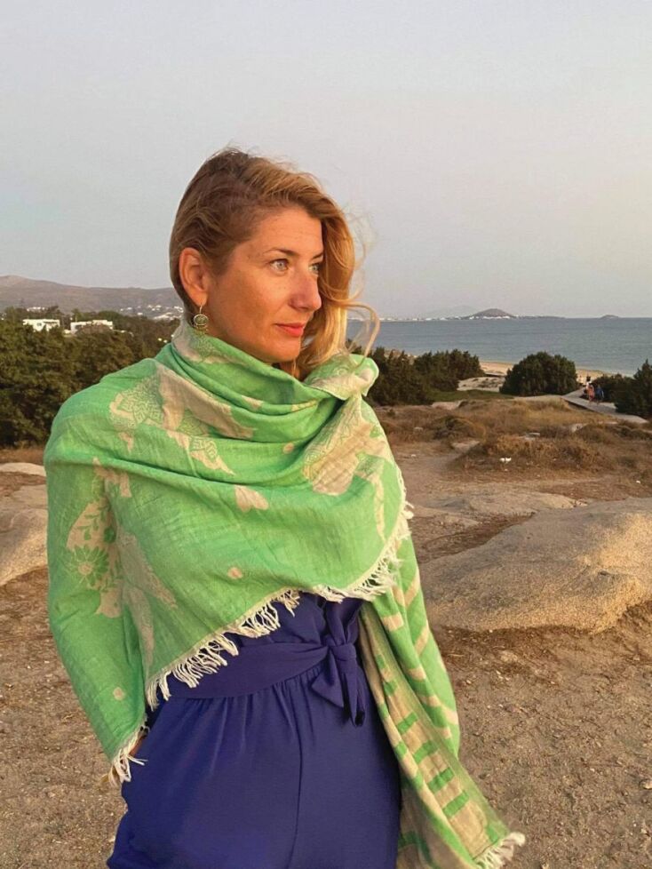 Η Μαριαλένα Σπυροπούλου στη Νάξο