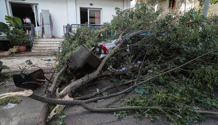 ΚΑΤΑΣΤΡΟΦΕΣ ΣΤΟ ΝΕΟ ΗΡΑΚΛΕΙΟ ΑΠΟ ΤΗΝ ΚΑΚΟΚΑΙΡΙΑ 
