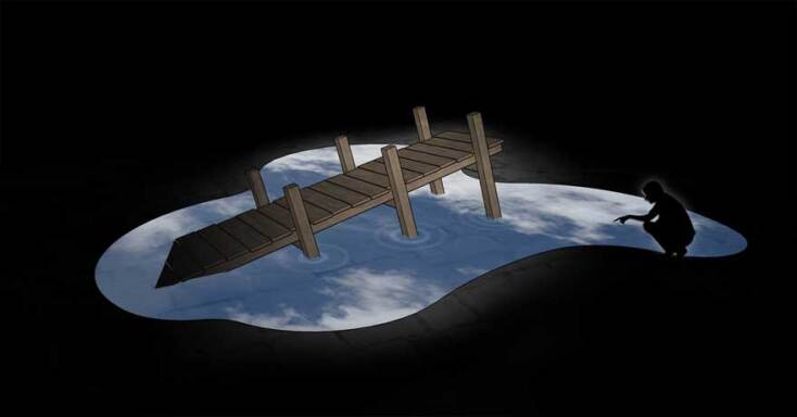 Témoin, video installation, 2019, Nicolas Tourte. Courtesy Nicolas Tourte &amp; Laure Roynette Gallery.