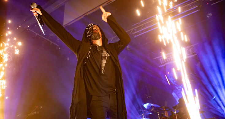 Ευθύμης Καραδήμας - Στιγμιότυπο από τη συναυλία των Nightfall στο Gagarin 205