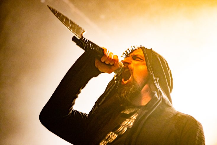 Ευθύμης Καραδήμας - Στιγμιότυπο από τη συναυλία των Nightfall στο Gagarin 205