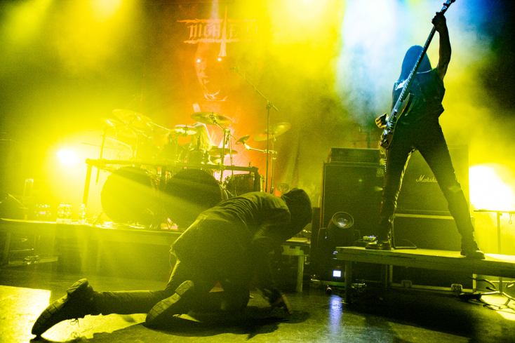 Ευθύμης Καραδήμας - Στιγμιότυπο από τη συναυλία των Nightfall στο Gagarin 205