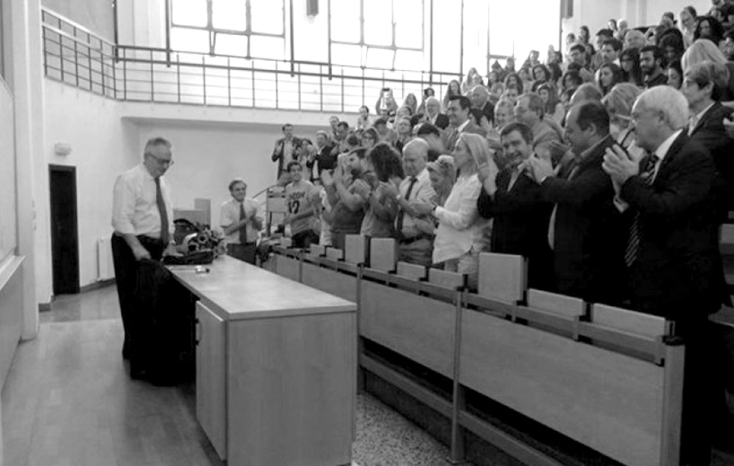 Ο Νίκος Αλιβιζάτος στη Νομική Σχολή Αθηνών (2016)