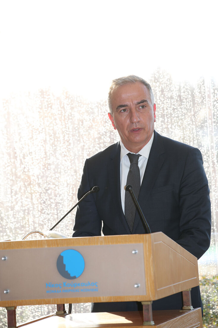 Ο Σταύρος Καλαφάτης σε ομιλία του στα εγκαίνια της Μονάδας Ημερήσιας Νοσηλείας «Νίκος Κούρκουλος» στη Θεσσαλονίκη