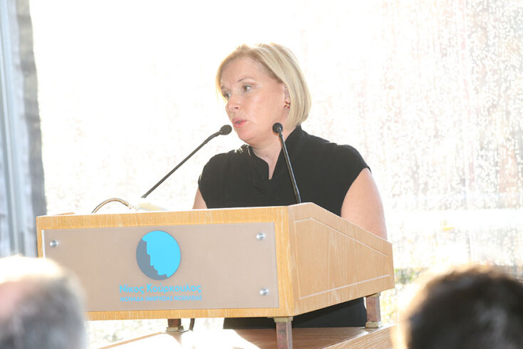 Η Μίνα Γκάγκα σε ομιλία της στα εγκαίνια της Μονάδας Ημερήσιας Νοσηλείας «Νίκος Κούρκουλος» στη Θεσσαλονίκη