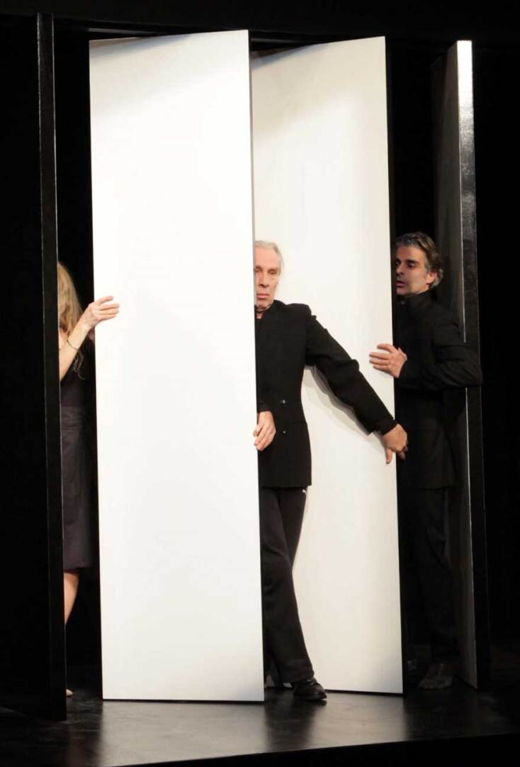 «Νόρα» με τους Σοφία Χιλλ, Τάσο Δήμα, Αντώνη Μυριαγκό, σκην. Θεόδωρος Τερζόπουλος © Κατερίνα Τζιγκοτζίδου