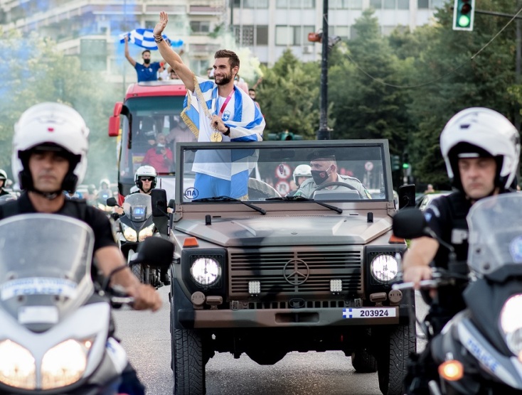 Ο χρυσός Ολυμπιονίκης, Στέφανος Ντούσκος, στα Ιωάννινα 