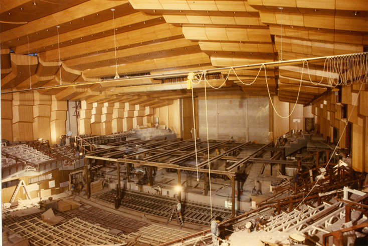 Εργασίες κατασκευής Μεγάρου