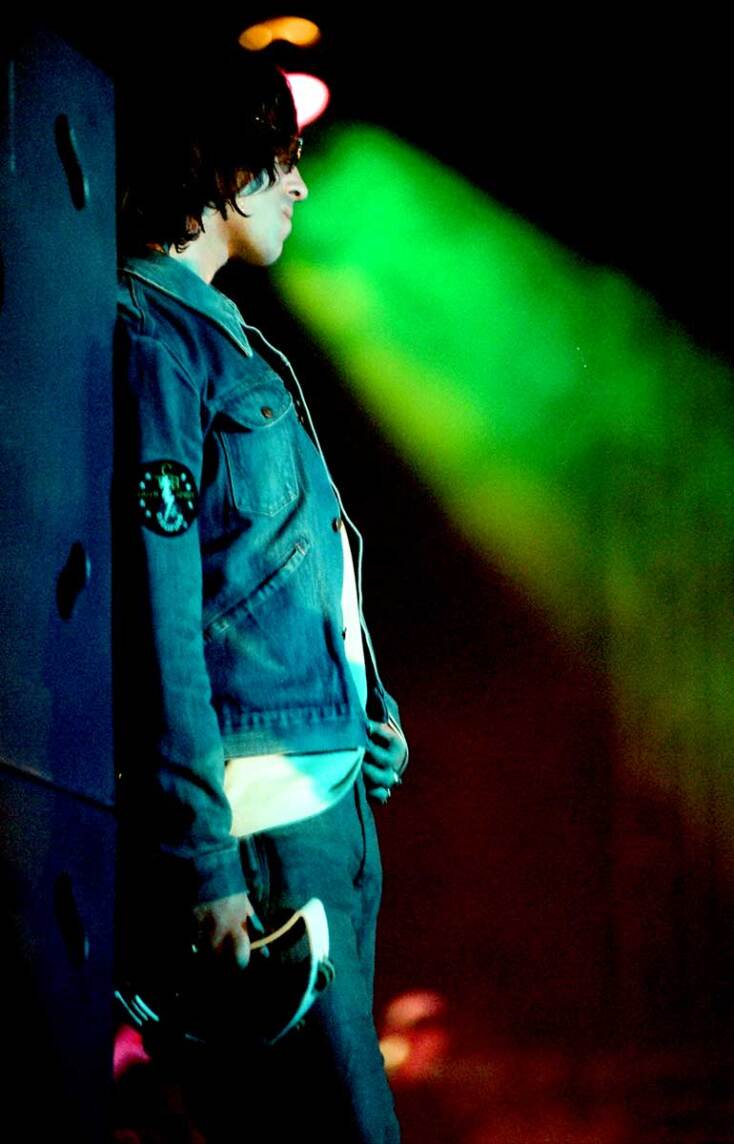 Στιγμιότυπο από τη συναυλία την συναυλία των Oasis στην Αθήνα το 2000