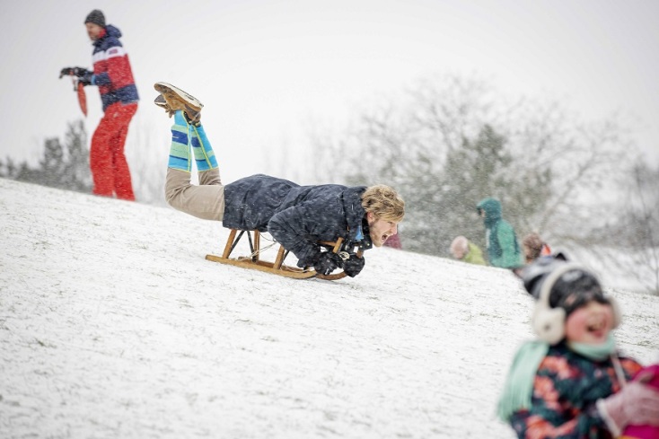Χιονόπτωση στην Ολλανδία 