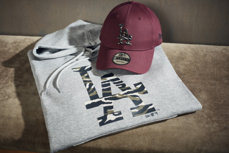 Στη συλλογή Wild Camo της New Era μπορείτε βρείτε ρούχα με το λογότυπο του MLB.