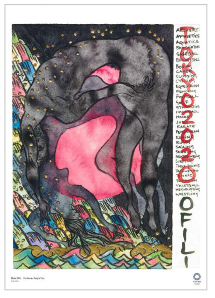 Τόκιο 2020: Η αφίσα των Ολυμπιακών Αγώνων The Games People Play - Chris Ofili