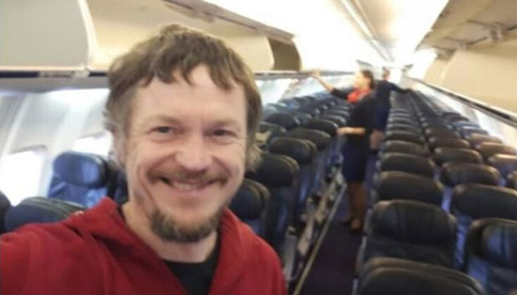 Ο Σκιρμάντας Στριμάλτις ήταν ο μοναδικός επιβάτης ενός Boeing 737