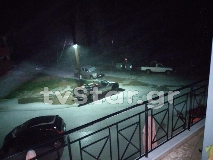 Χαλάζι στον Ορχομενό  