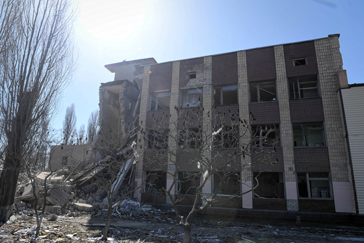 Πόλεμος στην Ουκρανία: Κατεστραμμένες υποδομές από βομβαρδισμούς