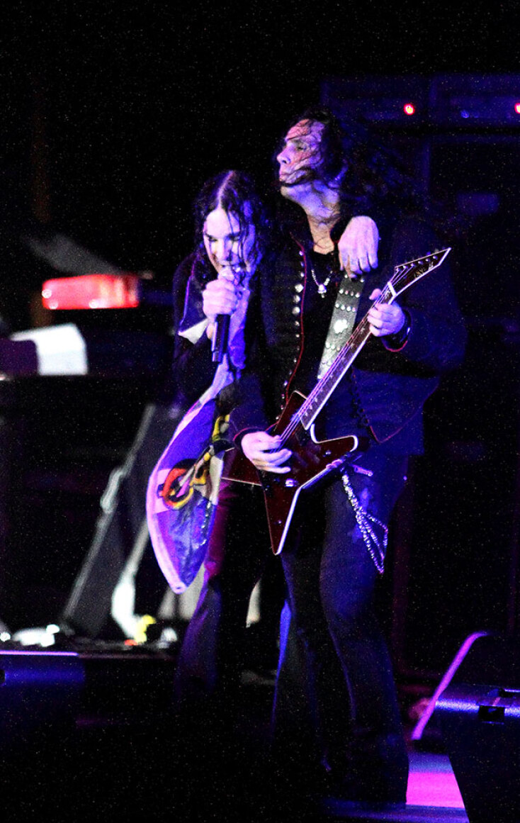 Ozzy Osbourne -  Gus G - Στιγμιότυπο από τη συναυλία του στην Αθήνα, τον Σεπτέμβριο του 2010