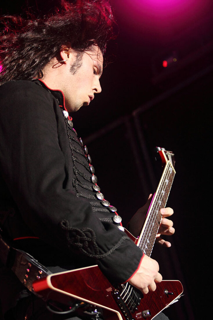 Ozzy Osbourne -  Gus G - Στιγμιότυπο από τη συναυλία του στην Αθήνα, τον Σεπτέμβριο του 2010