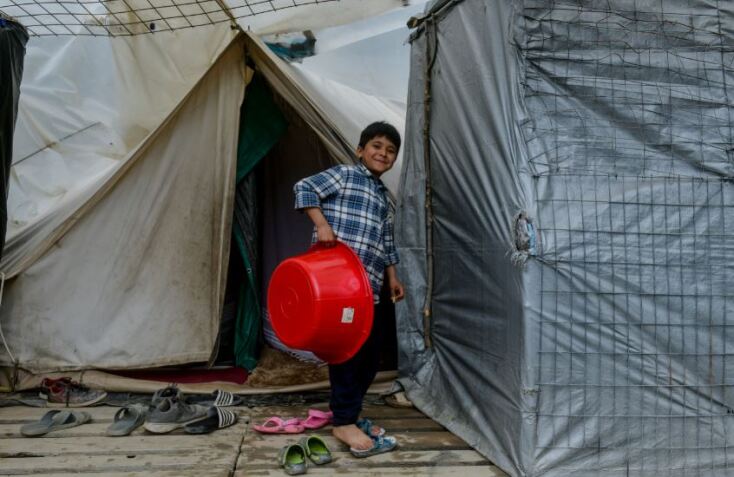 Παιδιά στη Μόρια 