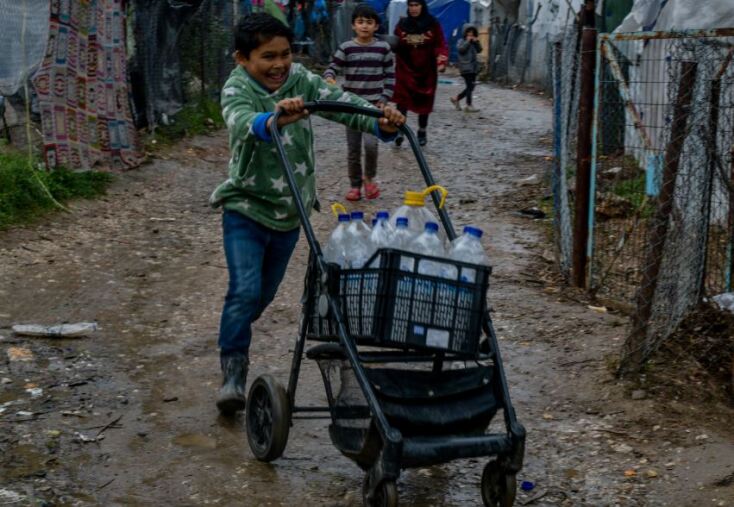 Παιδιά στη Μόρια 