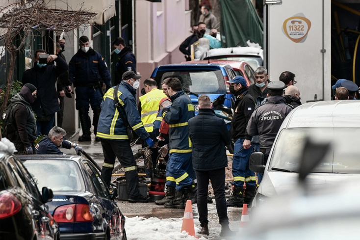 Διαρροή αερίου σε αγωγό στο Παγκράτι