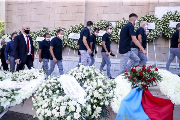 Οι παίκτες του Ολυμπιακού