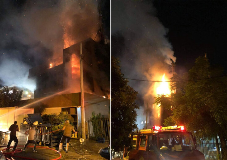 Στις φλόγες το εστιατόριο Aladdin στο Παλαιό Φάληρο