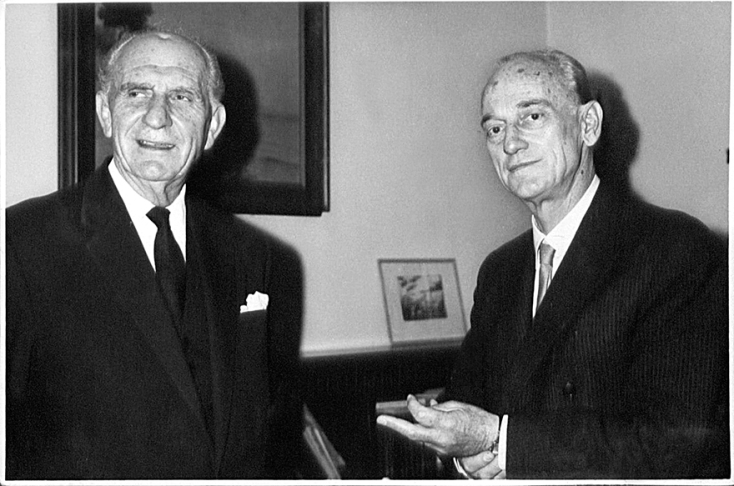 Γεώργιος Παπανδρέου και Παναγιώτης Κανελλόπουλος