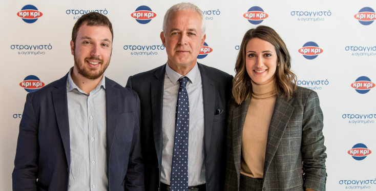 Παναγιώτης Τσινάβος, Πρόεδρος και Διευθύνων Σύμβουλος, Γιώργος Τσινάβος, Sales Operation, Νατάσα Τσινάβου, Brand Manager Παγωτού 