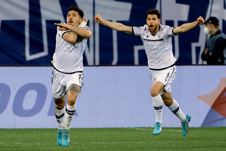 Europa Conference League: O Ντούγκλας Αουγκούστο έχει κάνει το 1-2 στο Βέλγιο για τον ΠΑΟΚ, στέλνοντας τον «Δικέφαλο του Βορρά» στους «8»