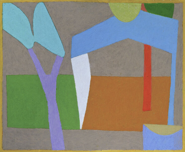 Φυσικό κενό, Αχιλλέας Παπακώστας, λάδι σε ξύλο