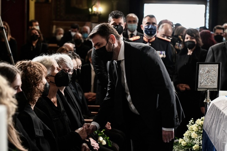 Εξόδιος ακολουθία του πρώην Προέδρου της Δημοκρατίας Κάρολου Παπούλια - Νίκος Ανδρουλάκης