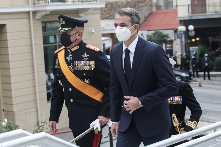 Η άφιξη του Κυριάκου Μητσοτάκη στον ιερό ναό