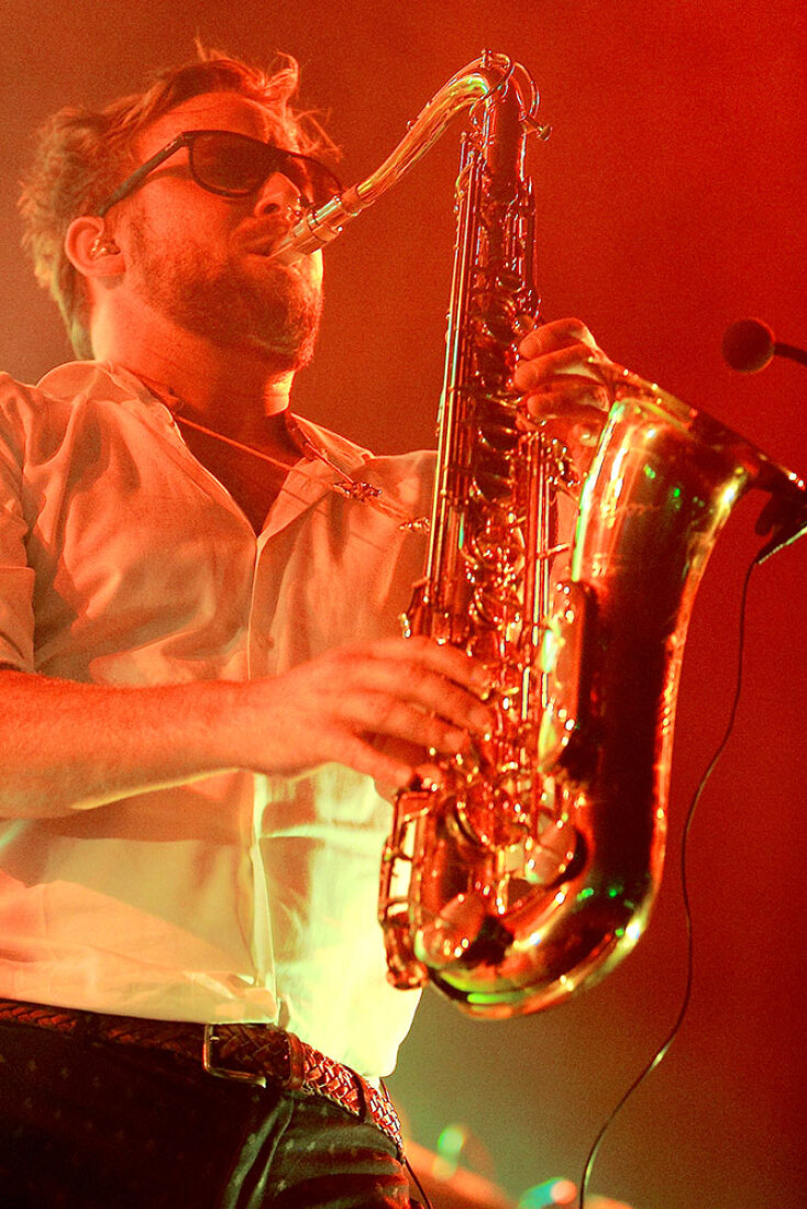 Στιγμιότυπο από τη συναυλία του Parov Stelar στην Πλατεία Νερού