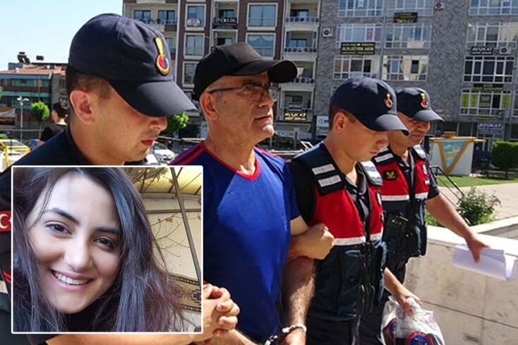 Έγκλημα στην Τουρκία: Ο Μουσταφά Αλί Γιλμάζ, ο πατέρας που σκότωσε με 20 σφαίρες την κόρη του | Ένθετη: Το θύμα, η 28χρονη κόρη του, Γκουλνούρ Γιλμάζ