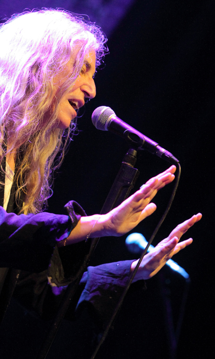 Patti Smith - Στιγμιότυπο από συναυλία στην Αθήνα