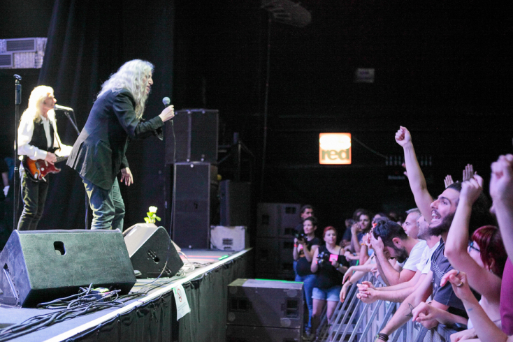 Patti Smith - Στιγμιότυπο από συναυλία στην Αθήνα