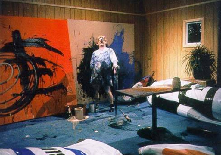 «A Century of the Artist’s Studio: 1920 - 2020» στην Whitechapel Gallery, στιγμιότυπο από βίντεο του Paul McCarthy